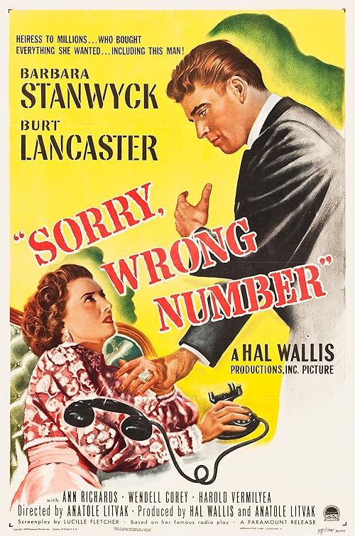 دانلود فیلم Sorry, Wrong Number 1948