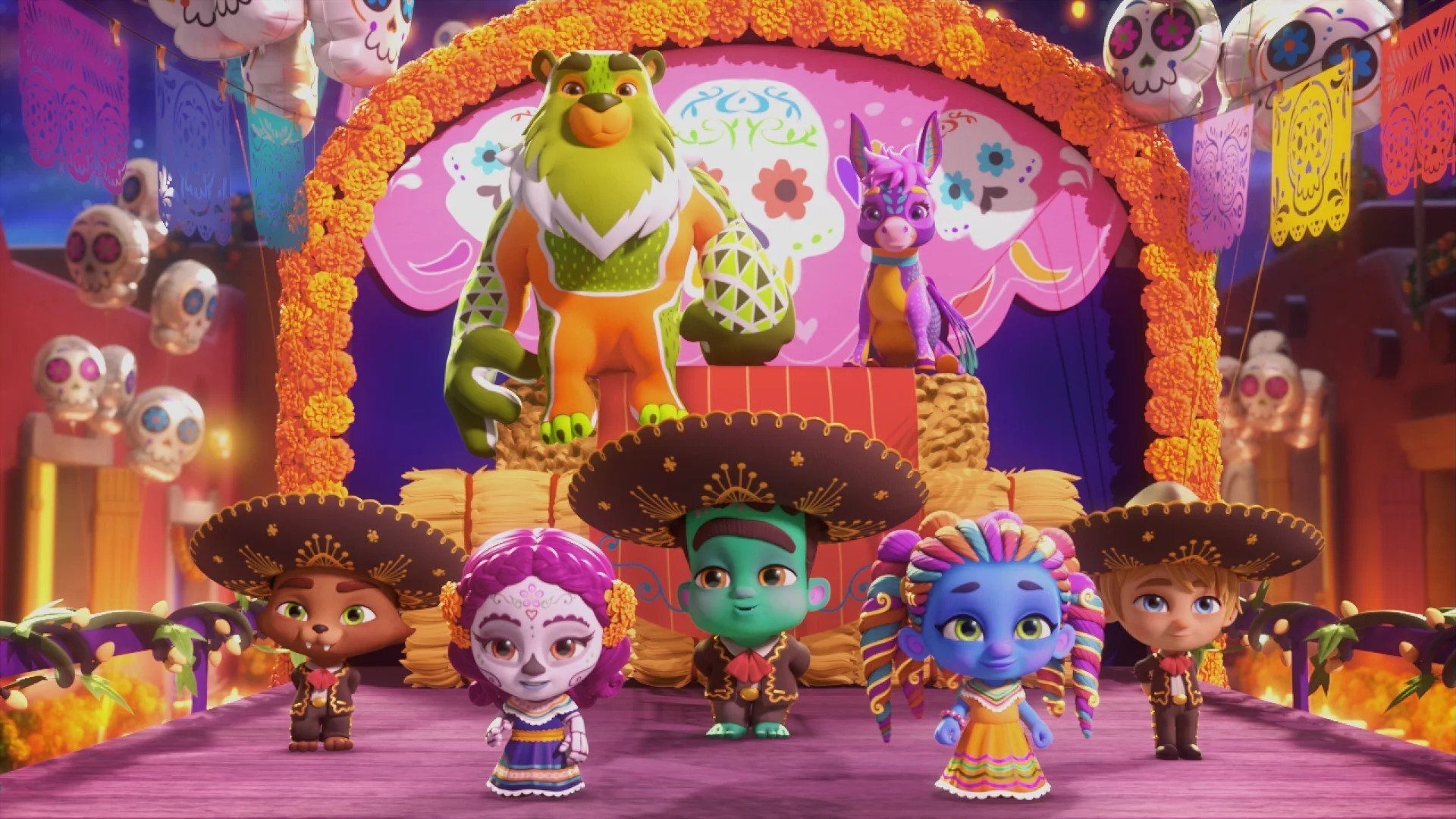 دانلود انیمیشن “Super Monsters” Super Monsters: Dia de los Monsters  2020