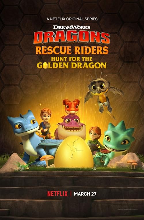 دانلود انیمیشن Dragons: Rescue Riders: Hunt for the Golden Dragon 2020